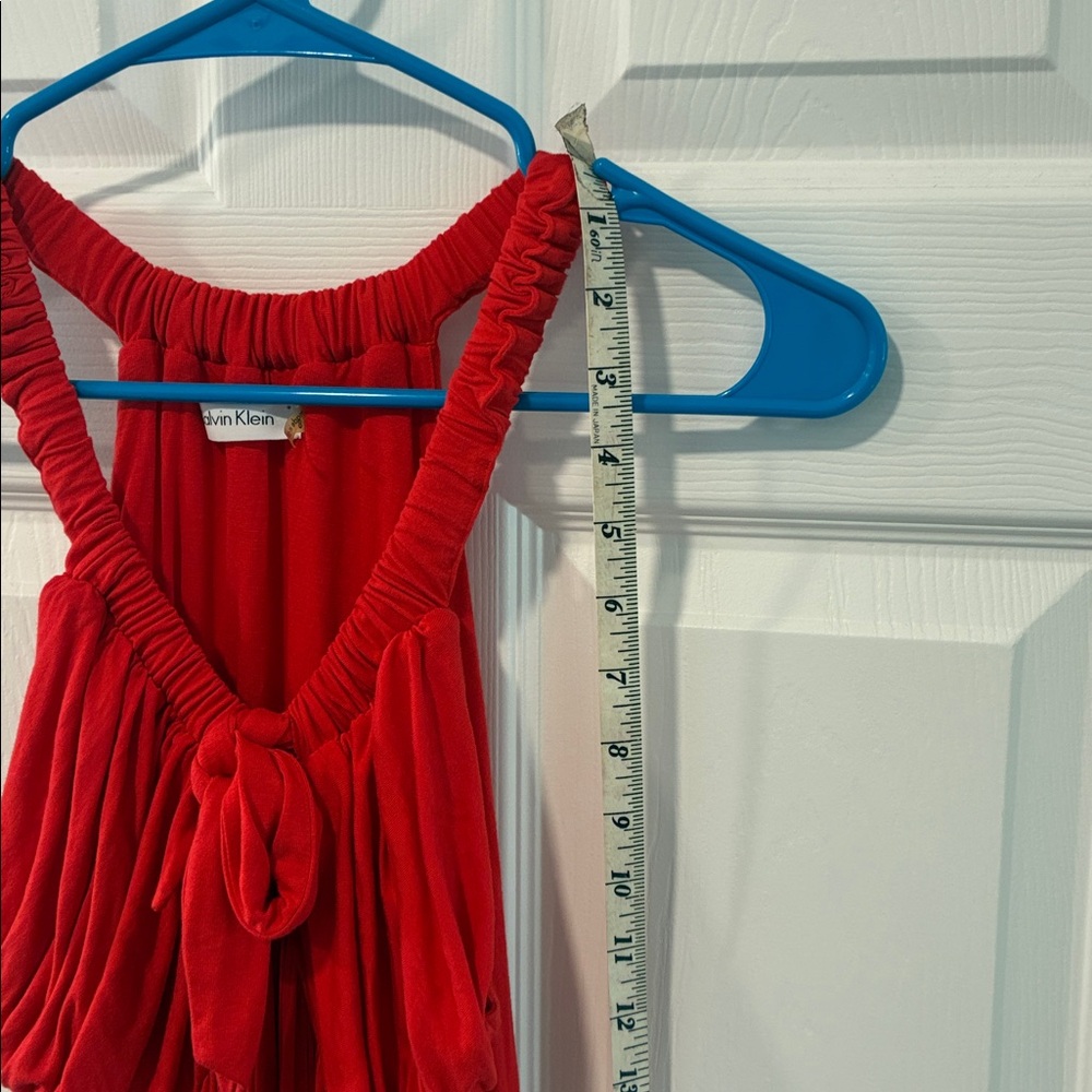 Calvin Klein Vibrant Red Maxi Dress - Picture 7 of 9